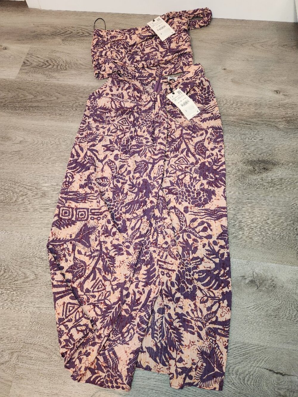 ZARA Printed Co-ord Skirt Set